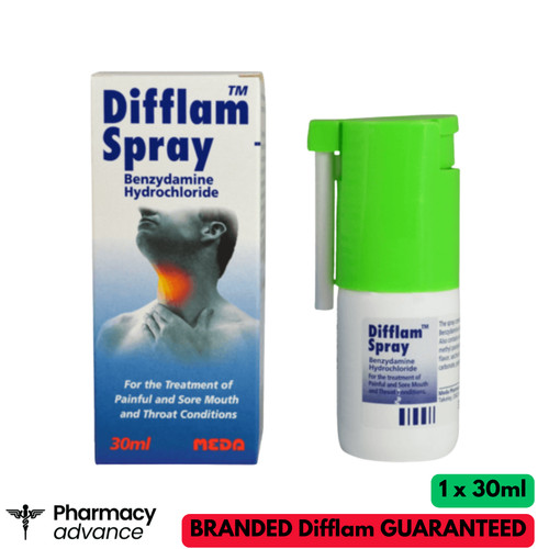 Difflam sore throat numbing - difflam,